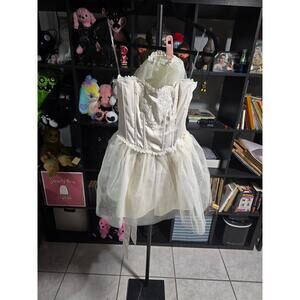 Widow Eternal Sacrifice Mini Dress - White